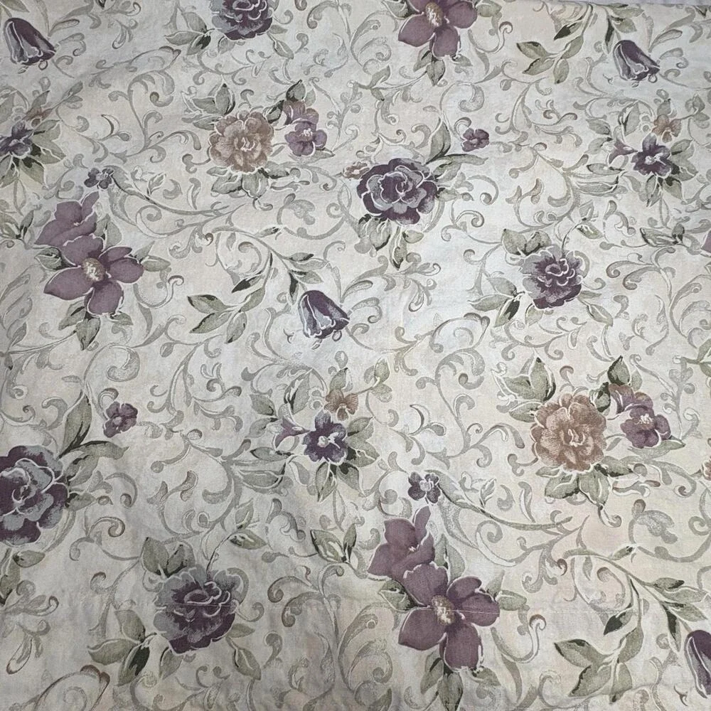 Croscill Amethyst Flowers 2 Window Panels 30x39